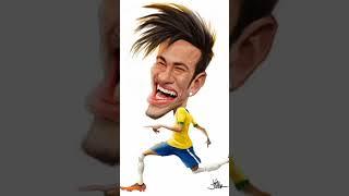 Messi,Ronaldo,Neymar, and Suarez animated