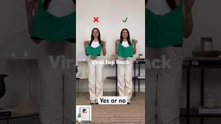 Viral top hack #shorts #viral#tiktok #hack #fashion #ootd #fashioninspo