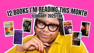 FEBRUARY 2025 TBR | 12 Books I'm Reading This Month | Black Romance Novels and Novellas #booktube