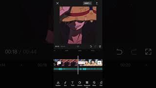 Anime Capcut Edit Tutorial ⟡ʟᴜғғʏ˚⋆ #shorts