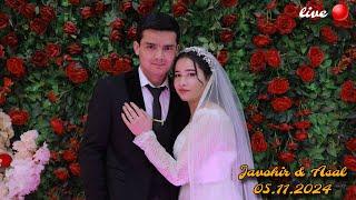 05.11.2024 ( Javohir & Asal ) Oq Saroy Bonu Studio Wedding Day Live... | Qilchinoq |