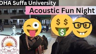 DHA Suffa University Acoustic bone fire night #dsu #ym4vlog