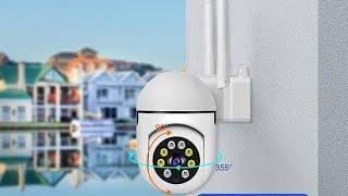 WiFi Camera 1080P WiFi PTZ IP Camera Wireless WiFi Surveillance Night Vision Auto Tracking Security