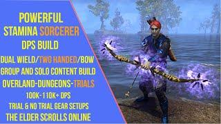 Powerful Stamina Sorcerer DPS Build for ESO Gold Road - Stamsorc DPS Build