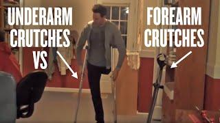 Forearm Crutches vs. Underarm Crutches