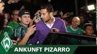 Wahnsinns Empfang für Claudio Pizarro I SV Werder Bremen