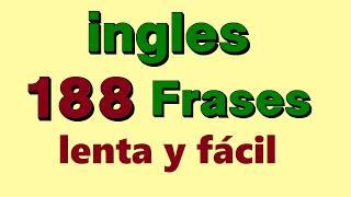 188 Lenta frases. ¡Aprender clases de ingles para principiantes! 