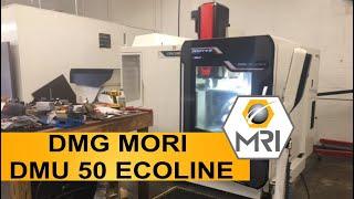 2013 DMG/MORI DMU 50 ECOLINE CNC HORIZONTAL MACHINING CENTER