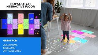 Hopscotch | interactive floor projector game from LUMOplay