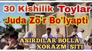 #Xorazmda_toʻy_30_kishilik. 30 kishilik toʻy mazza boʻldi