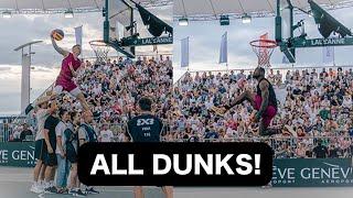 ALL DUNKS From FIBA 3x3 Lausanne Dunk Contest! Doug Anderson, Grabo, & Lipek (2024)