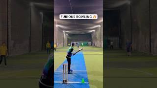 Cricket Bowler Furious Balls  2 Wickets Sheer Pace And Speed Bowling Over  #cricket #shorts