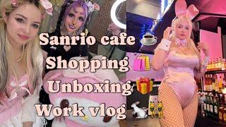 Hello kitty Cafe+ shopping | Tokyo Life as a Hostess in a tiny apartment