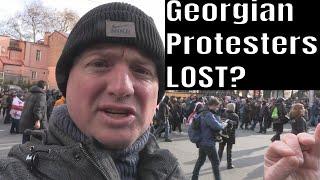 Georgia Protesters LOST? It's OVER? President Leaves Palace