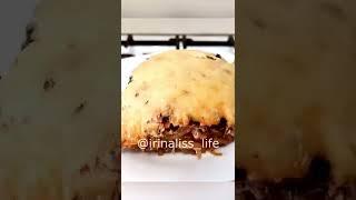 Cabbage and mushrooms delicious #Shorts #Irinaliss