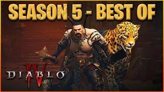 Best of Season 5 - High Loot & Strong Builds [Diablo 4 Highlights]