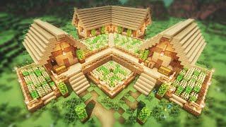 How To Build Simple Oak Survival Base  - Minecraft Tutorial #21