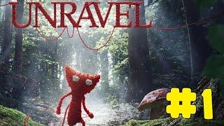 Unravel - Walkthrough - Part 1 - Thistle and Weeds (PC HD) [1080p60FPS]