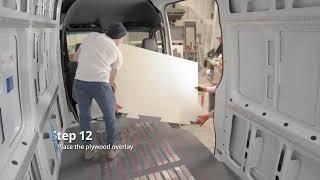 Radiant Floor Heating for Van Conversions: Columbia Flooring System Installation Video