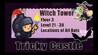 Tricky Castle Witch Tower level 21,22,23,24,25,26,27,28,29,30 | Floor 3 | Android | Puzzle Game Free