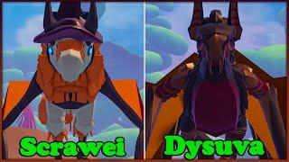 Scrawei vs Dysuva Comparison - Roblox Dragon Adventures