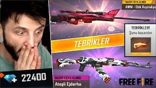 22.400 ELMAS ile KUTU AÇILIMI (1.880 TL) Free Fire