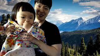 Coach kkoma with his daughter