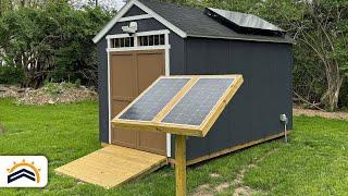 Ultimate DIY Project: Solar Shed from Scratch!