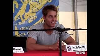 Justin Hartley Talks About Working With Michael Rosenbaum - 2009 - Smallville