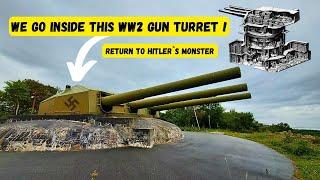 Inside Hitler`s monster gun turret. Return to a MONSTER . MUST SEE !!