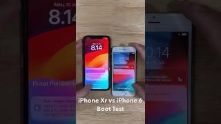 iPhone Xr vs iPhone 6 Boot Test #iphone6 #iphonexr #appleiphone