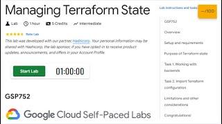 Managing Terraform State | GSP752 | Terraform on Google Cloud | QUICK-GCP-LAB | 2024 #qwiklabs