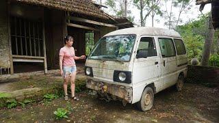 Fully Restoration CAR, Rescue Abandoned 25 Years Old | Genius Girl Restores Engine old Suzuki