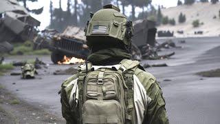 ARMA 3: Афганистан | Российская военная колонна попала в засаду сил обороны США | США vs России