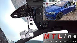 VW Golf 7.5 R – front multifunctional camera retrofit with activation of assistance systems