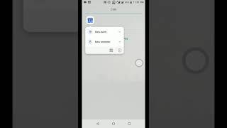 Add Google Calendar 'New reminder' widget on home screen