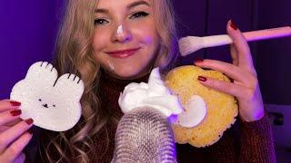 АСМР ИНТЕНСИВНЫЕ звуки с ПЕНКОЙ ДЛЯ СНА (ASMR FOAM)