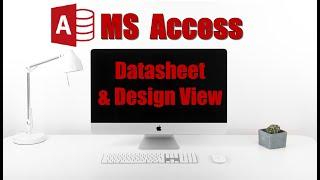 Datasheet and Design View | MS Access