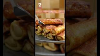  Delicious Blinchik recipe. For full recipe find on channel’s videos #ASMRCooking #RussianPancakes