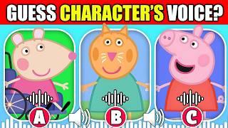  Peppa Pig in REAL LIFE +  Guess Peppa Pig Characters by Their Voice | Peppa Pig Quiz