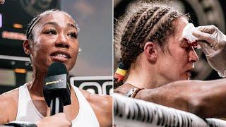 Alycia Baumgardner vs Delfine Persoon fight highlights