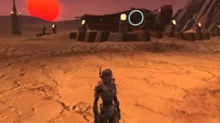 Shae Vizla's Armor Set + MSM J-37 Jetpack + Koensayr Monocycle @ Tatooine Stronghold