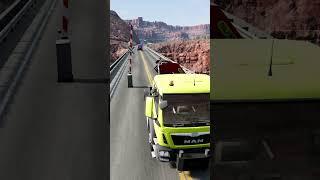 truck vs bollard # beeamng drive