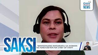 Hiling ni VP Sara na masamahan sa detention ang kanyang COS, 'di pinayagan ng komite | Saksi