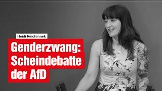 Die AfD führt eine Scheindebatte über einen angeblichen Genderzwang