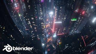 Create a Realistic Procedural Cyberpunk City in Blender | How I made CyberScape Pro