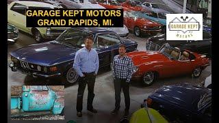 GARAGE KEPT MOTORS Tour/European & American Collector Cars! GRAND RAPIDS, MI.