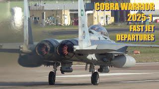 COBRA WARRIOR 25-1 SAUDI & TURK FAST JETS DEPART WADDINGTON 4K (airshowvision)