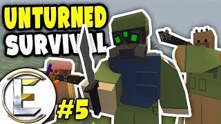 MILITARY ACTION | Unturned Survival Series #5 - Fight for our lives