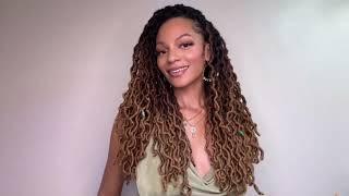 GYPSY LOCS TUTORIAL | OMBRÉ WAVY FAUX LOCS FOR NATURAL HAIR | PROTECTIVE STYLES | CROCHET BRAIDS